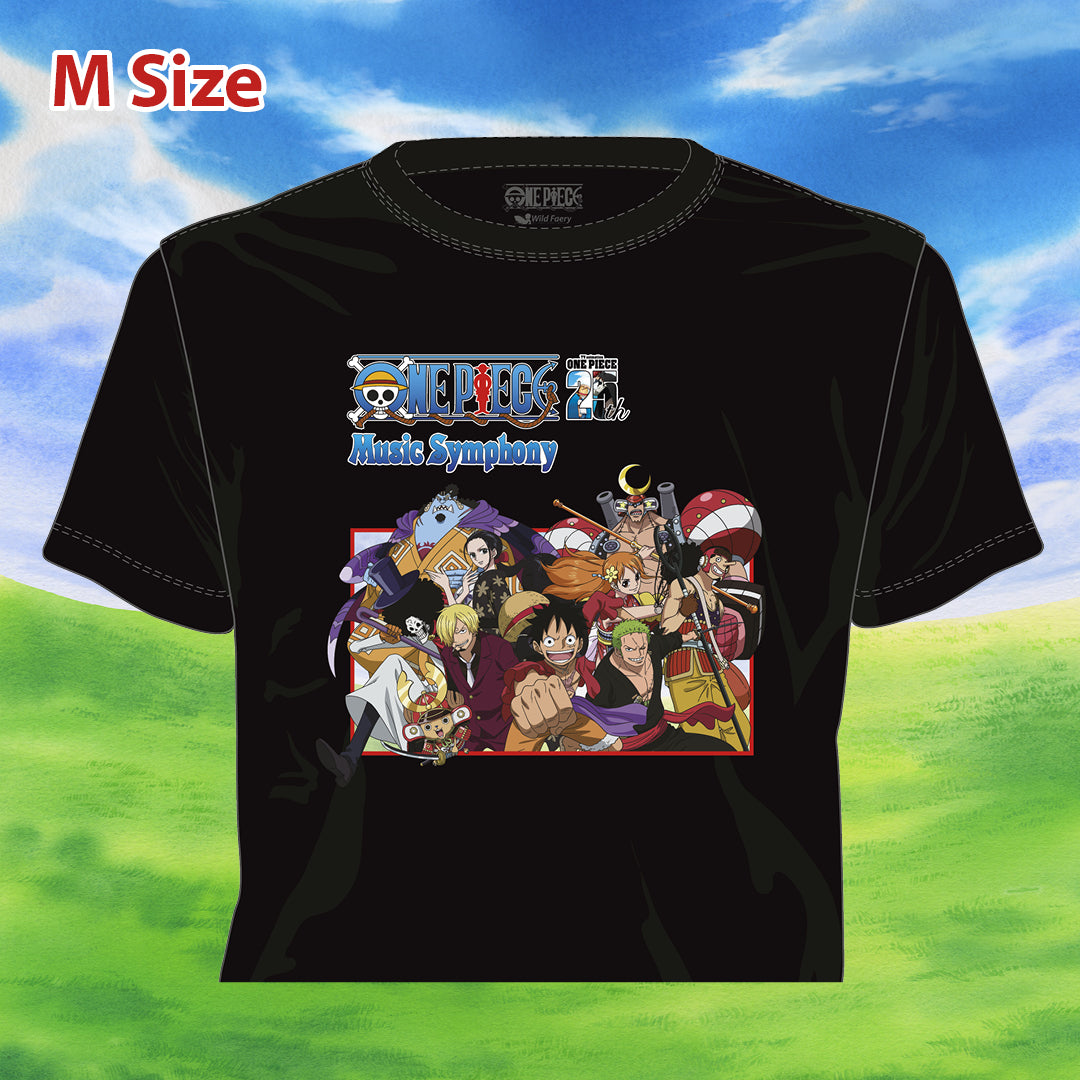 Official T-shirt - M Size - ONE PIECE Music Symphony 25th Anniversary Tour