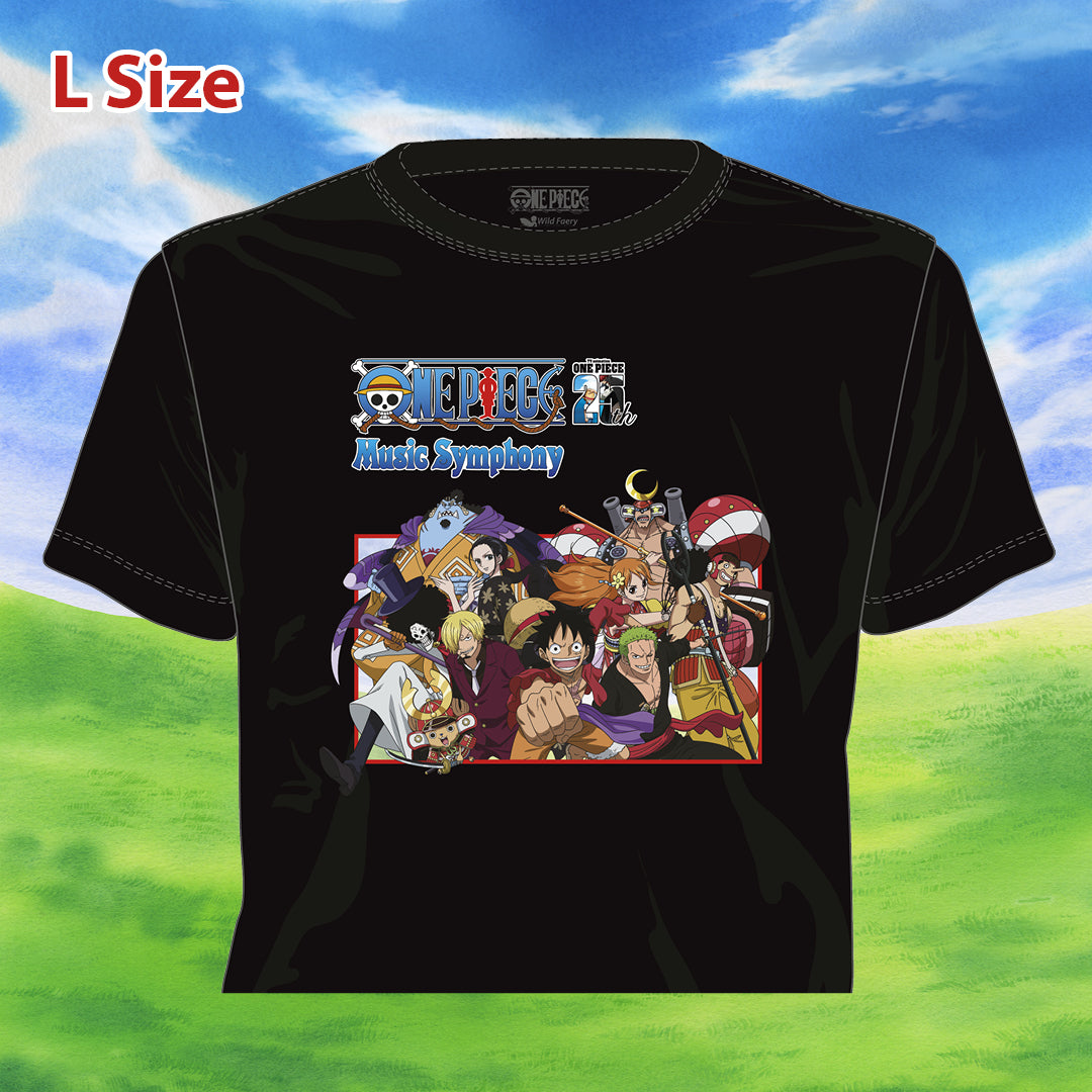 Official T-shirt - L Size - ONE PIECE Music Symphony 25th Anniversary Tour
